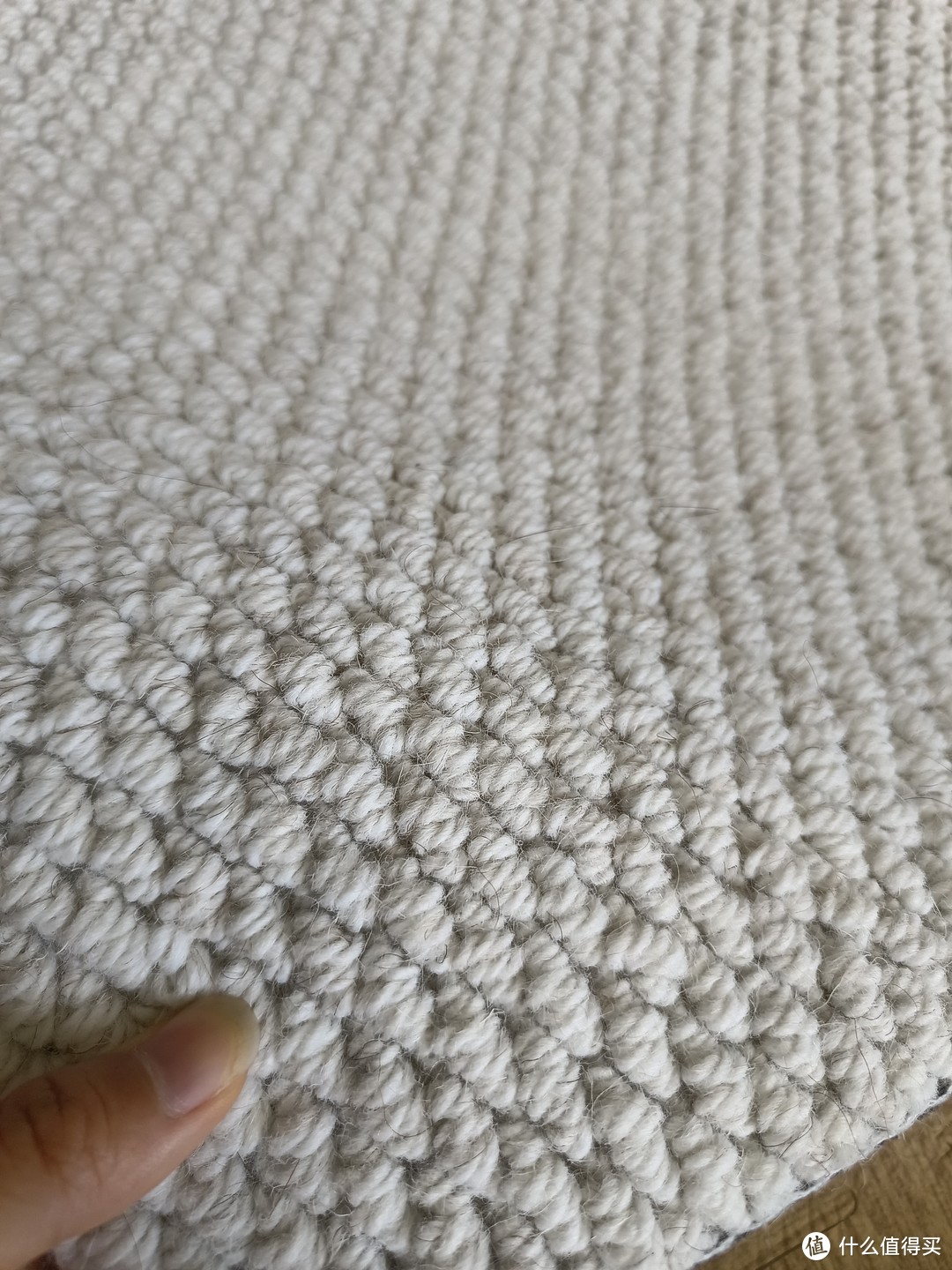 618购后晒分享之质感超级好的羊毛地毯