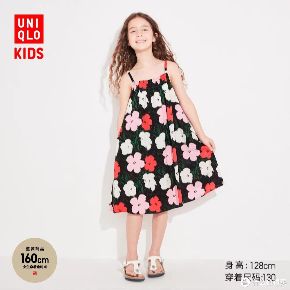 优衣库3件超美儿童连衣裙199降至99元！包邮！尺码齐全160cm可以穿！夏日必备～