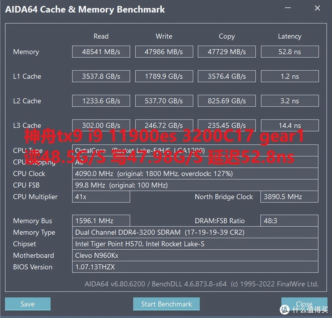 笔记本DDR4超频低时序内存的简单测试