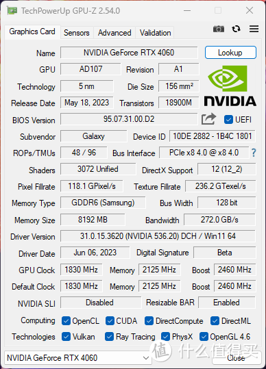 NVIDIA RTX4060首发评测：性价比更高的1080P光追游戏显卡！