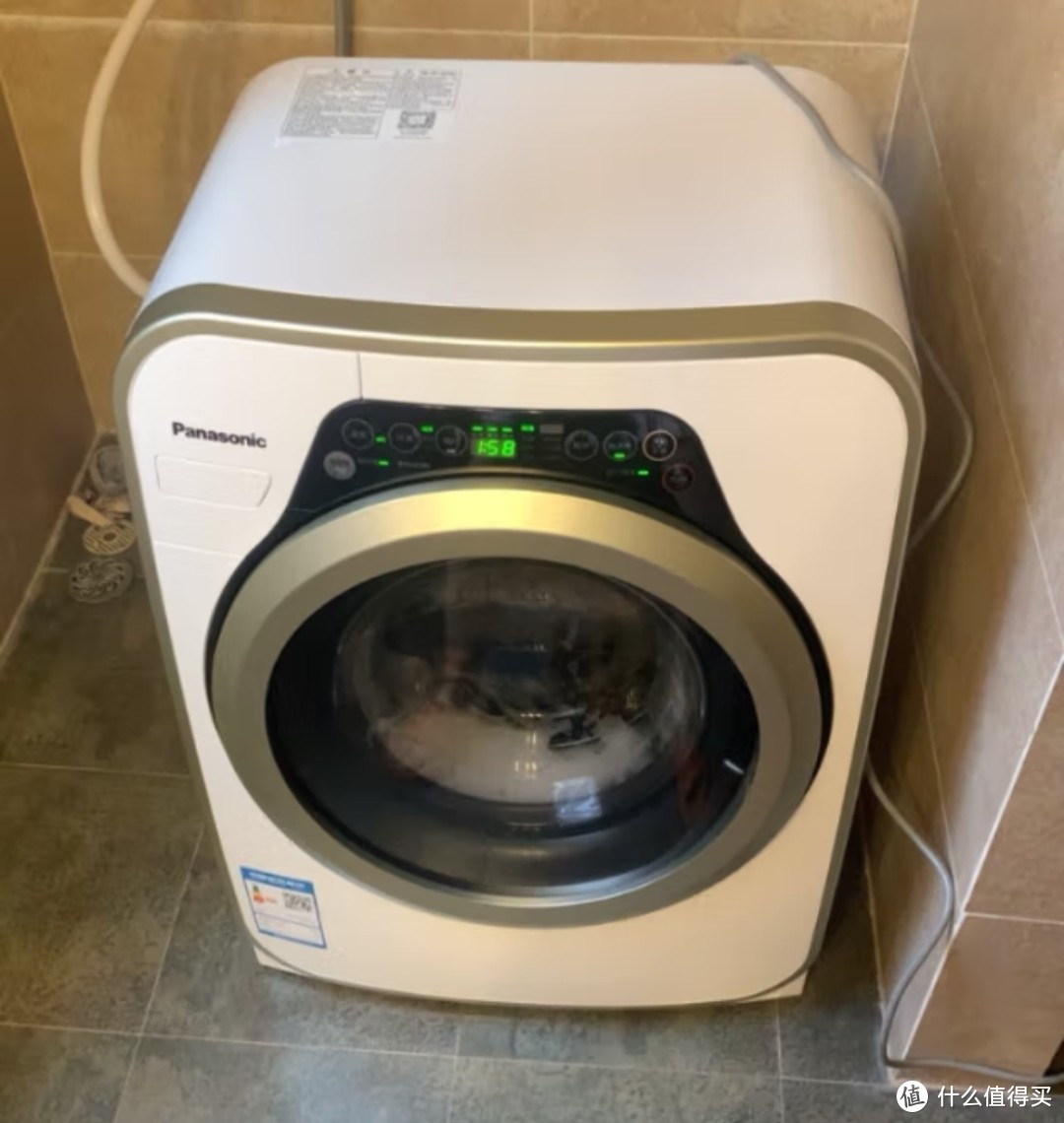 松下(Panasonic)滚筒洗衣机母婴 迷你小型3.2公斤双除菌特渍洗洗衣机