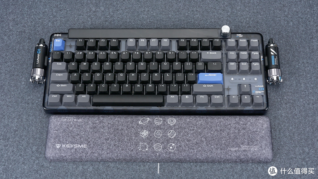 KeysMe Lunar 01三模无线机械键盘图赏简评