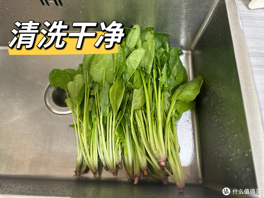 【菠菜保存】免洗、两分钟吃到熟菠菜！