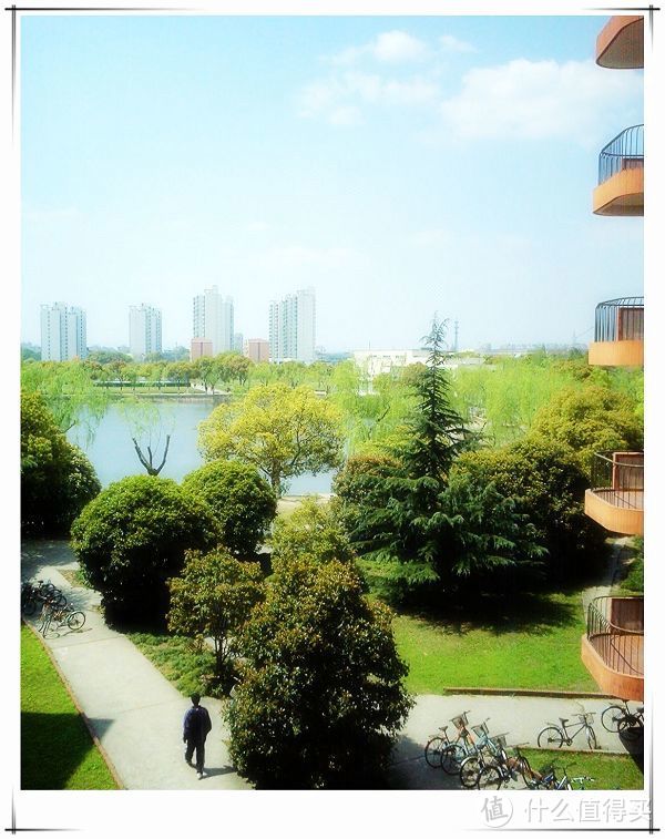 上海交通大学闵行校区思源湖边的记忆/湖边的风景/闵行校区的中心地带，绿树成荫，花草葱茏/高考加油
