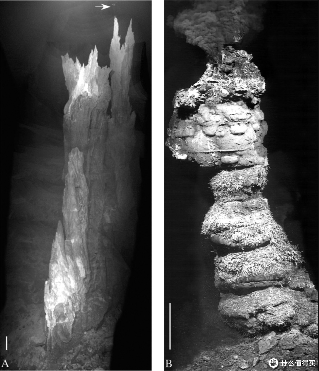 黑烟囱与碱性热泉