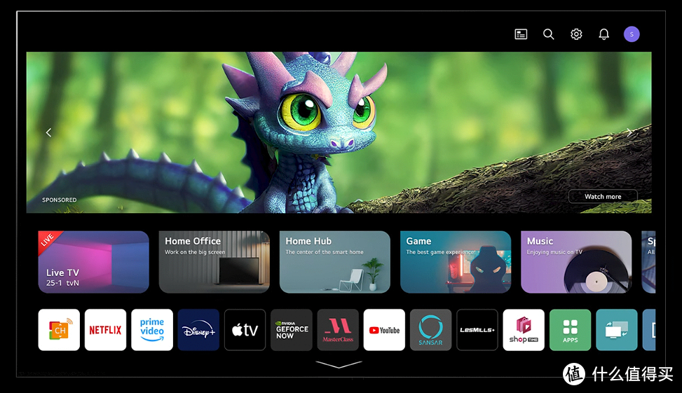 LG OLED G3电视升级的webOS操作系统、"OLED Meta"面板