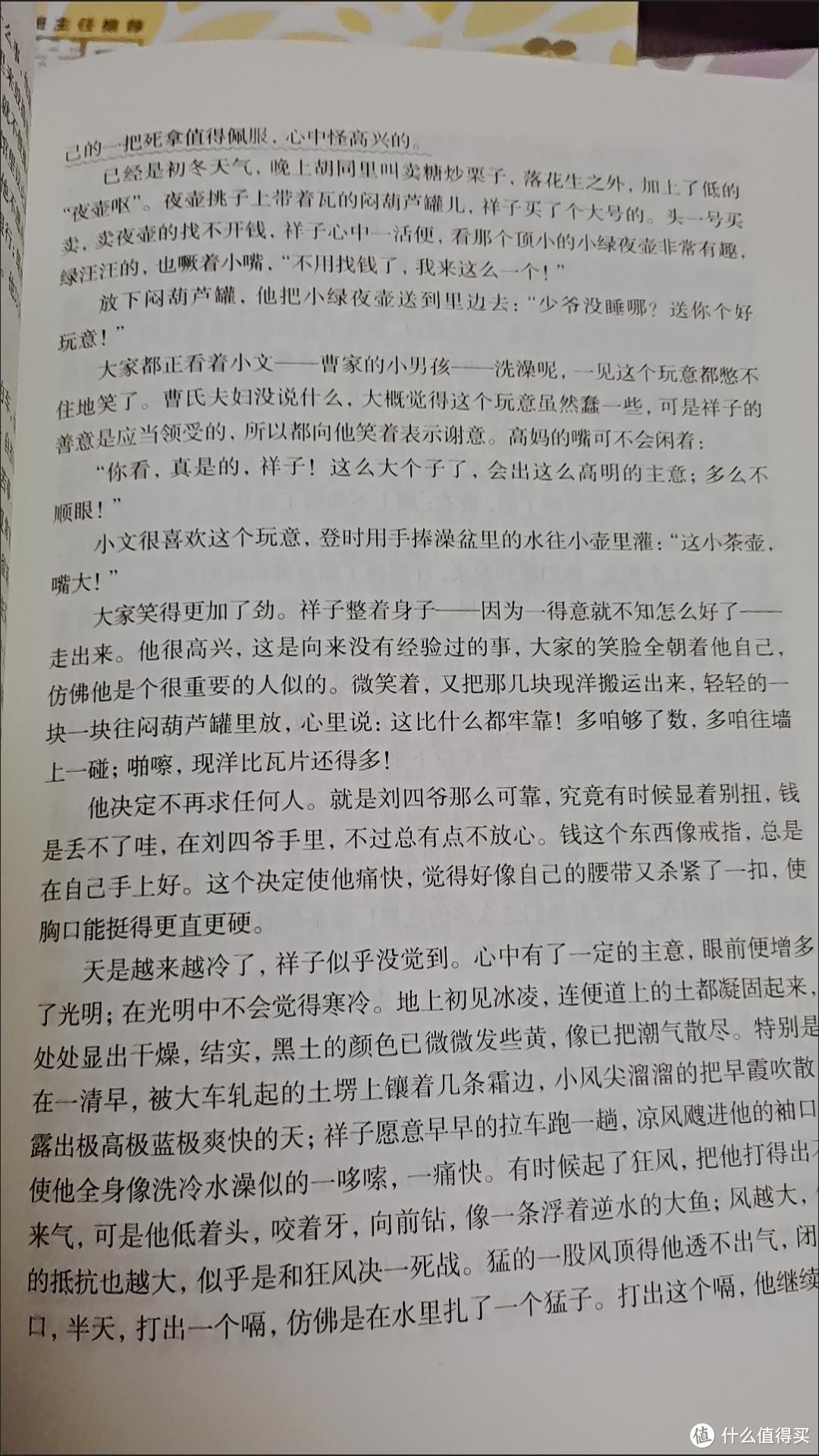 图书《骆驼祥子》读感