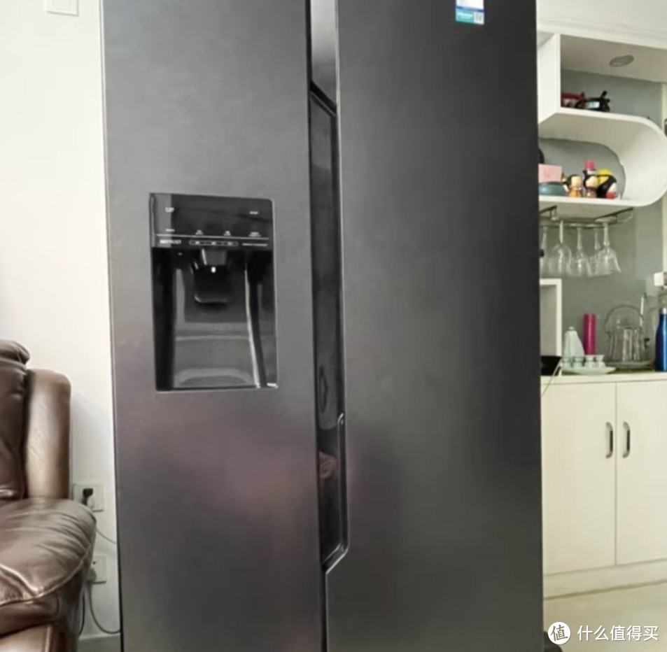 Hisense全自动制冰机冰箱一体机双开门变频双循环风冷对开门电大容量冰箱制冰570WTVBP功能家电冰箱