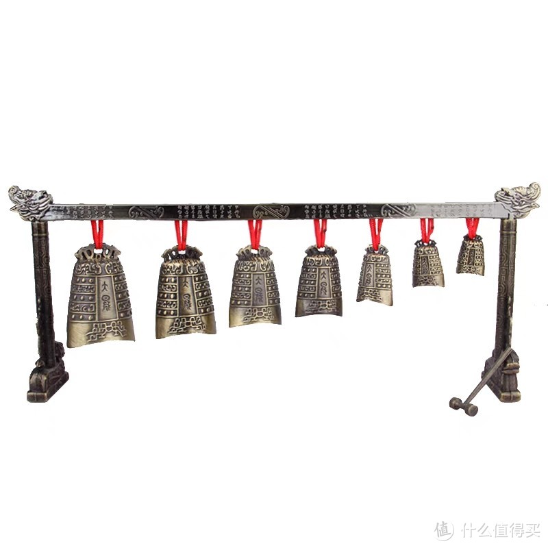 这款是中式合金演奏乐器仿古双层编钟模型摆件工艺品