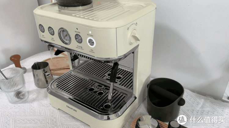 我的家庭咖啡角，在家实现咖啡自由，宜盾普EOS意式半自动咖啡机