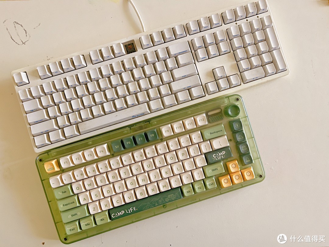 IQUNIX ZX75露营机械键盘，与众不同一抹绿，让你玩游戏更轻松