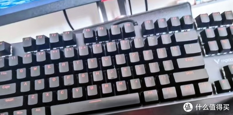雷柏单光版有线机械键盘