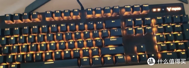 雷柏单光版有线机械键盘