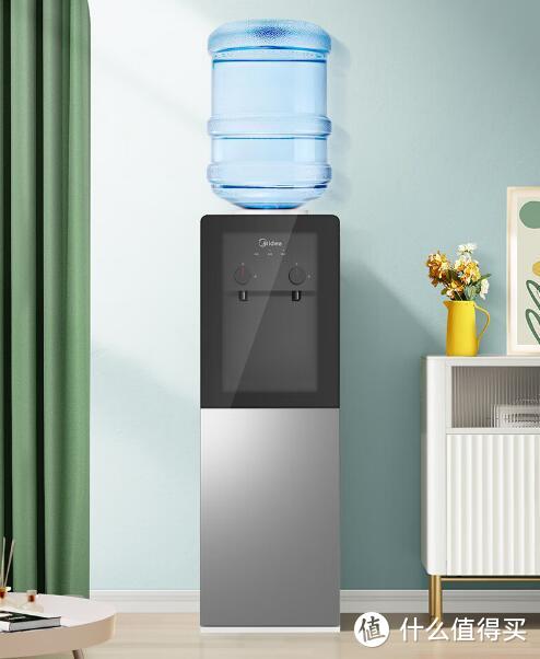 美的立式饮水机，不仅颜值高，冷热两用设计满足全家需求！