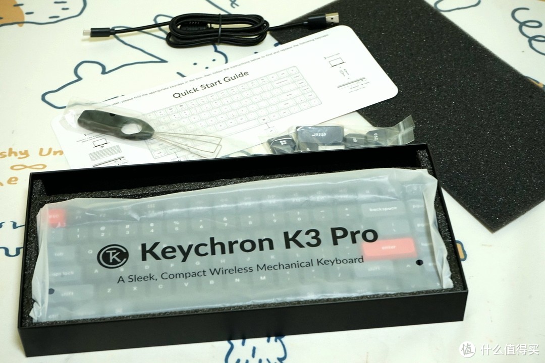 矮轴也有尖货，Keychron K3 Pro无线机械键盘上手：win/mac双系统，手感丝滑