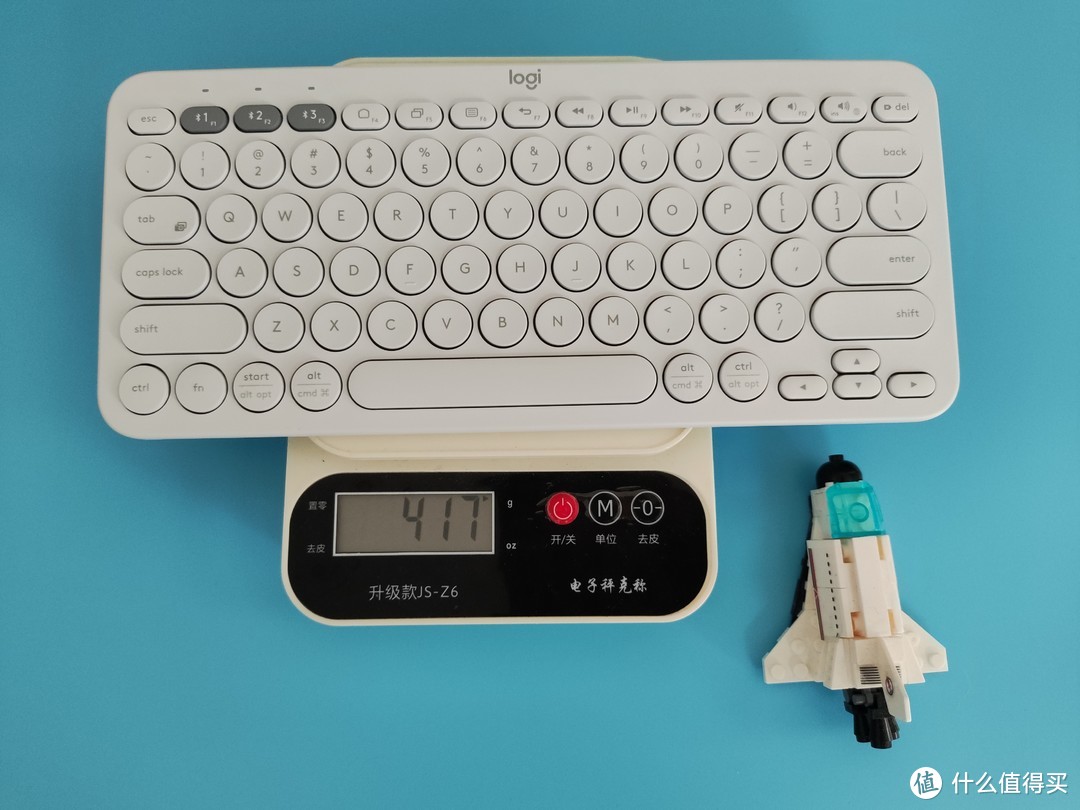 罗技K380 多设备蓝牙键盘，小巧方便，第一感觉：好重