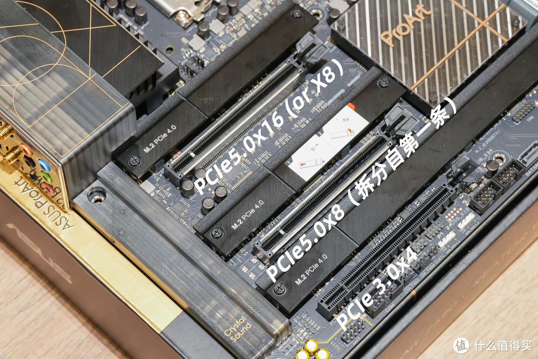 华硕ProArt Z690主板 PCIe5.0插槽拆分