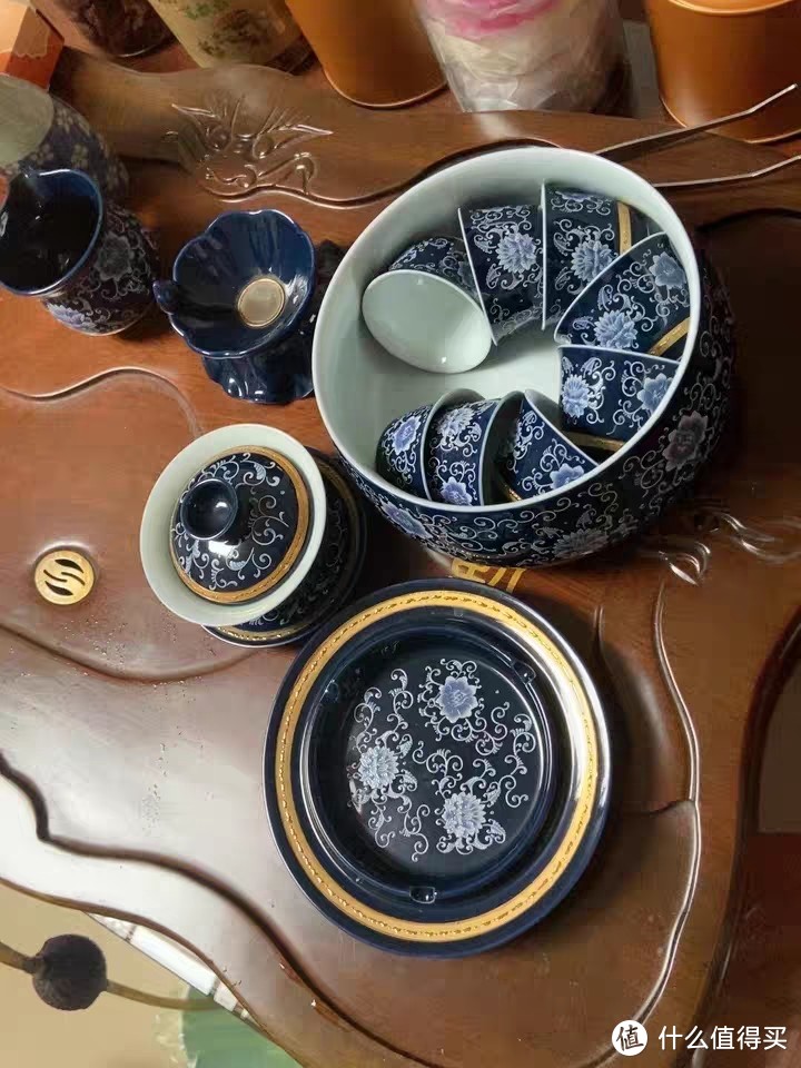 景德镇青花瓷套装茶具，品味东方雅韵