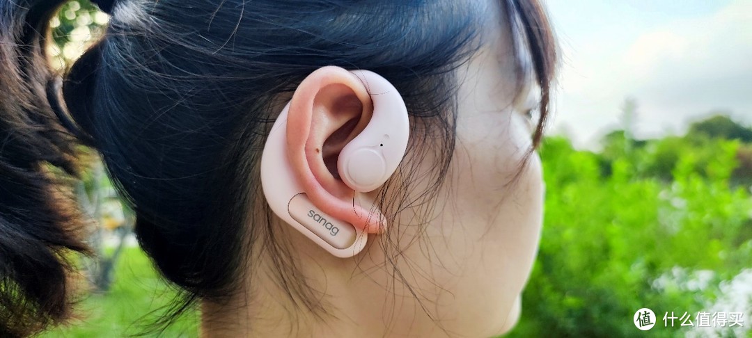 sanag塞那Z63 挂耳式蓝牙耳机：不入耳 更安全 更舒适