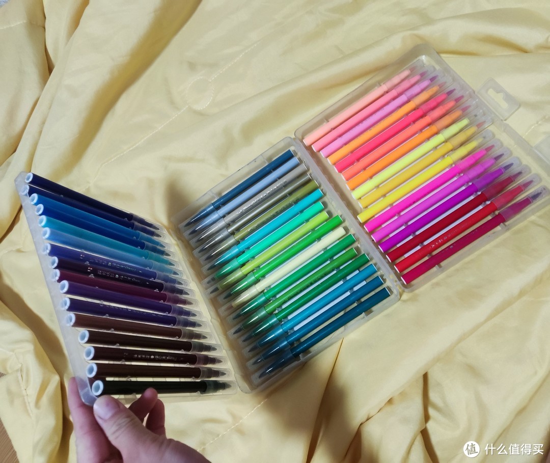 48色的水彩笔，爱不释手