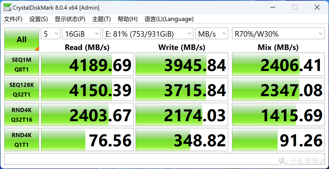 SN580上手评测，性能不错哦