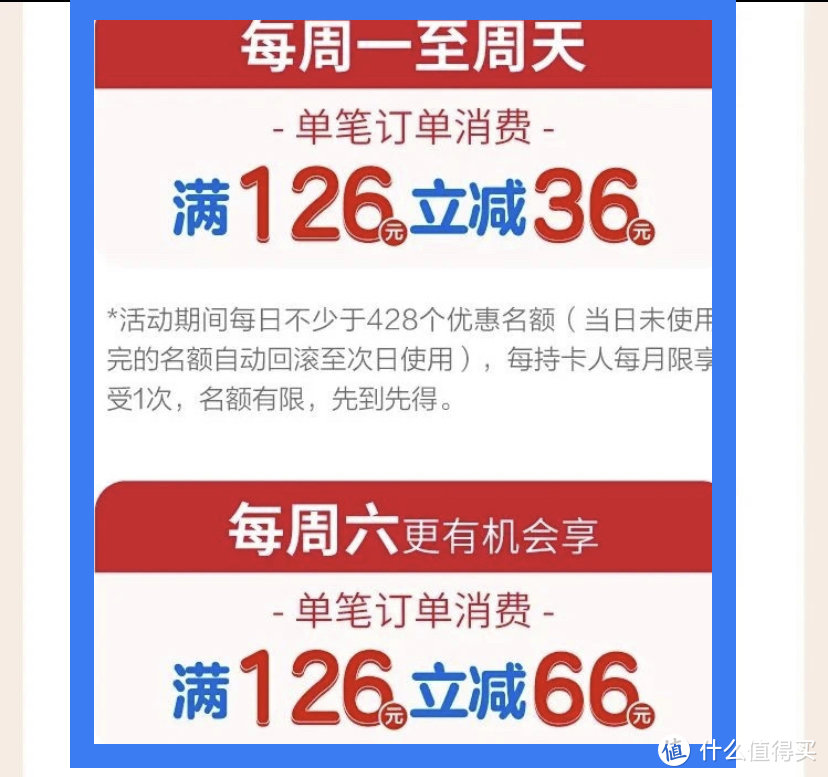 招行送你15元还款券，让你轻松还清债务！浦发银行必胜客满126减66元快来品尝美食！