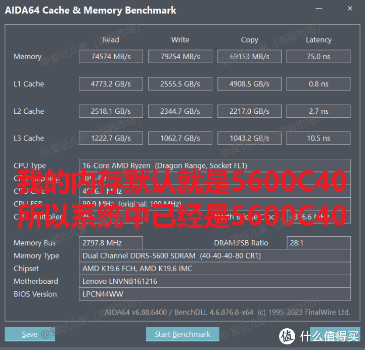 联想R9000P 2023 7945HX版本BIOS解锁及内存超频设置