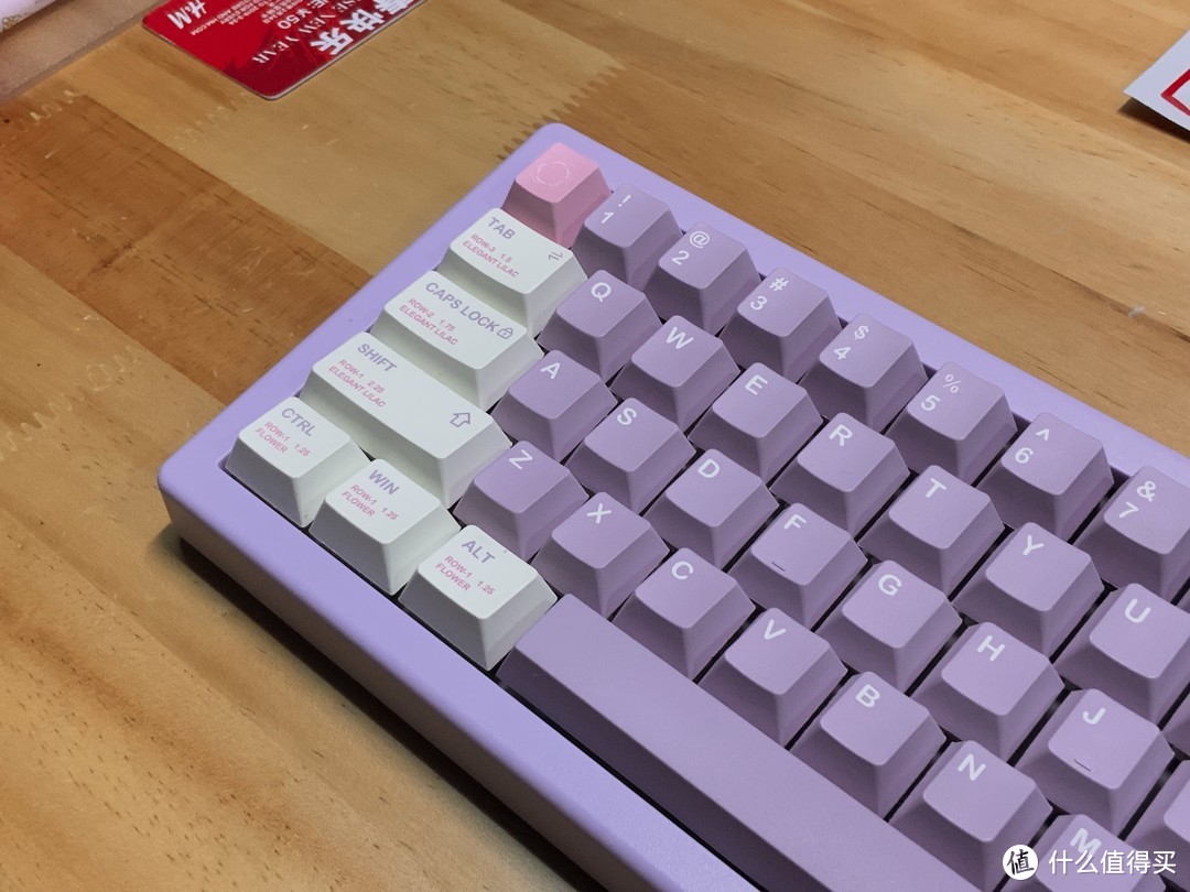 不到200！！！这或许是我今年遇到的最美的键盘：ESC 66 紫色三模套件
