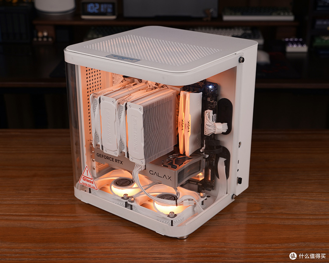 13600k b760-g 小吹雪 rtx 4060,乔思伯 tk-1 白色款机箱装机展示