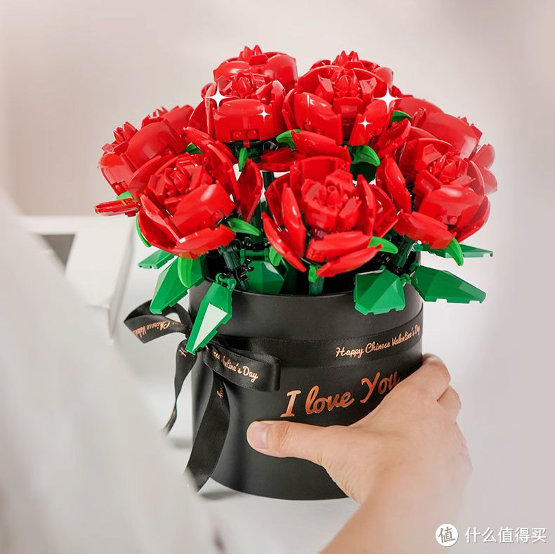 乐高天猫推出限定玫瑰礼盒，还有多项店庆活动