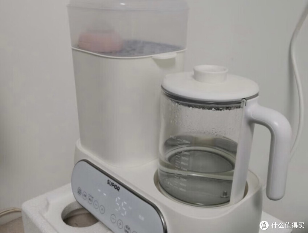 ￼￼苏泊尔（SUPOR）恒温水壶 奶瓶消毒器带烘干 婴儿调奶器1.2L泡奶粉
