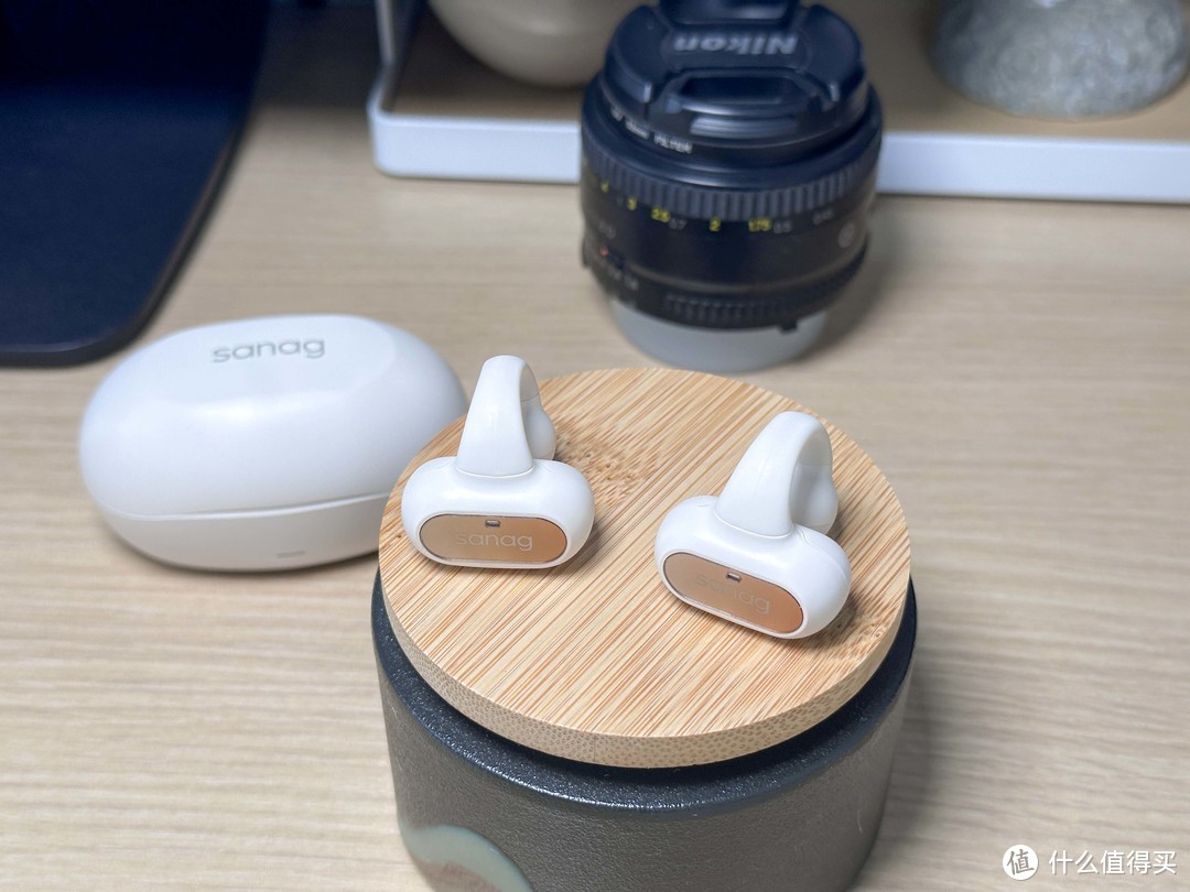 sanag塞那Z51 AI MAX耳夹式耳机，开放式设计，AI助力不挑耳型