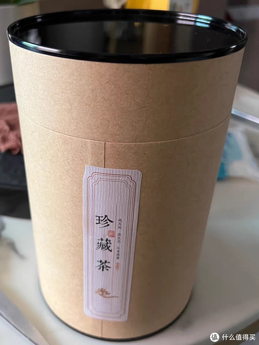 “实惠茶礼盒：纸罐茶叶罐防潮牛皮纸储存罐”