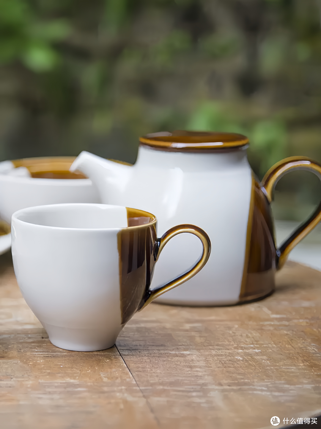 爱陶乐唐三彩陶瓷杯，陶瓷茶壶