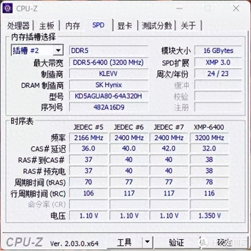 科赋BOLT V内存，海力士Adie超频7200 C36，延迟55ns作业