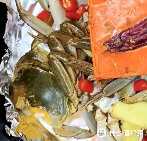 鲜活大闸蟹的独特烹饪方法——锡箔纸烤酱螃蟹