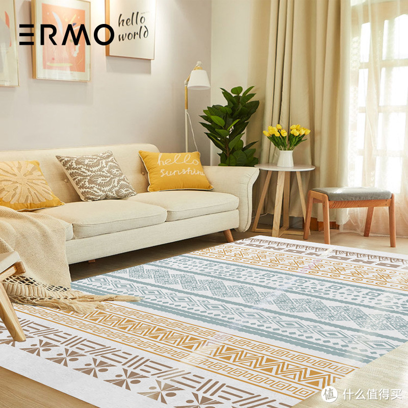 【简约百搭，舒适生活】——摩洛哥北欧风地毯，给你的家增添一抹亮色！