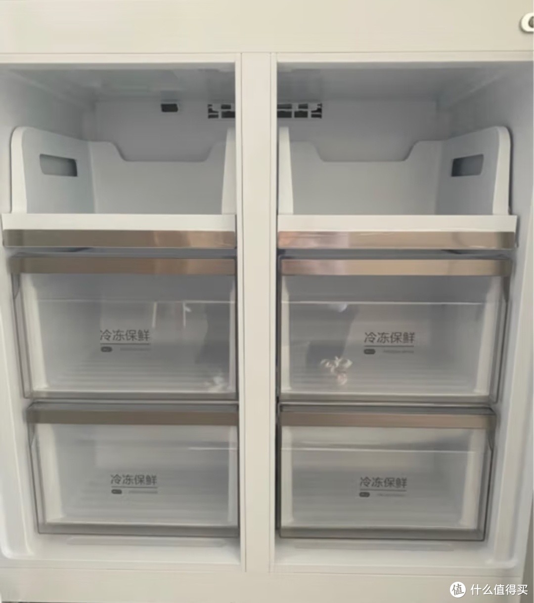 美的60厘米薄系列456升电冰箱双开门对开超薄嵌入式一级能效无霜家用净味BCD-456WKPZM(E)大容量