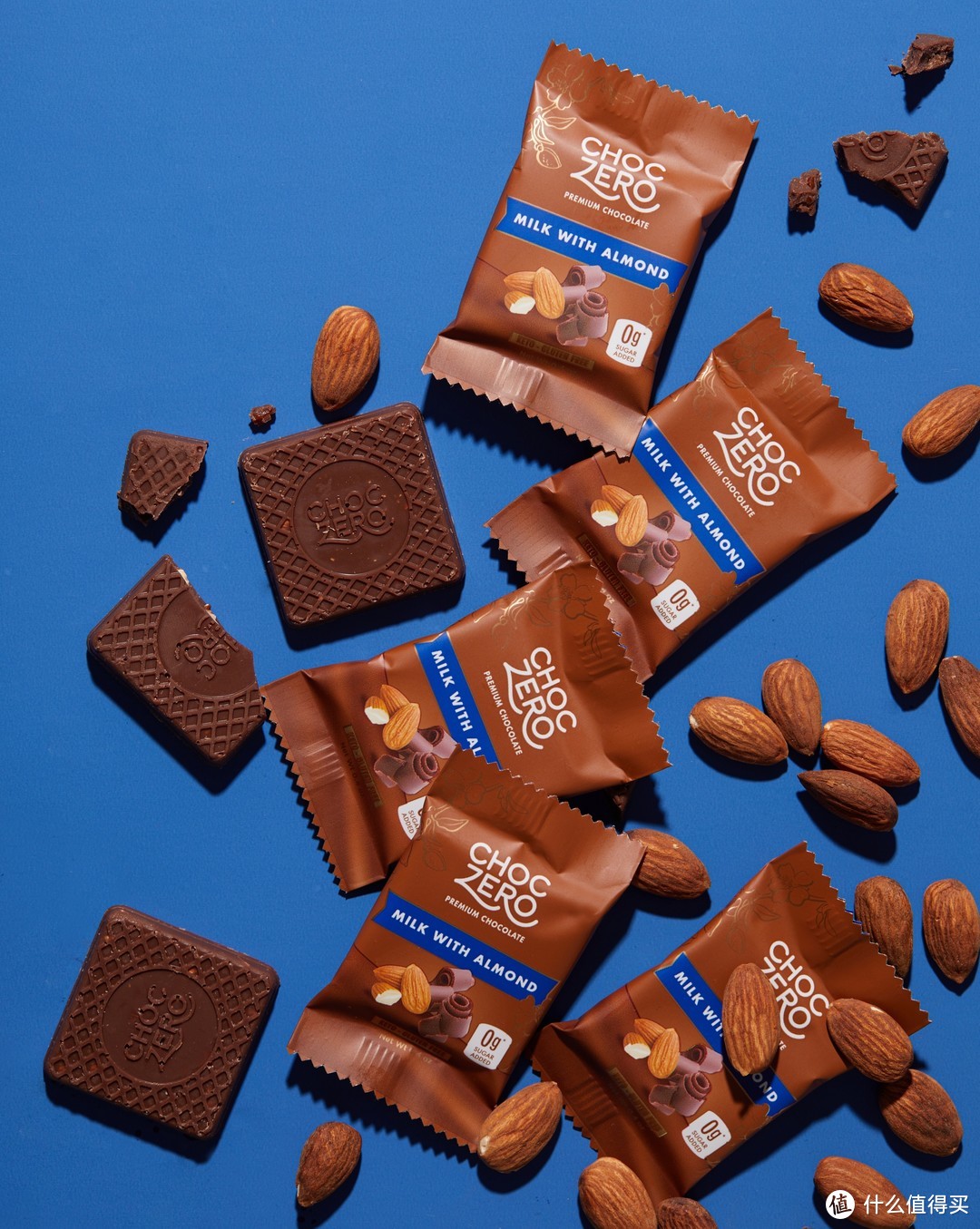ChocZero黑巧克力无糖醇无蔗糖纯可可脂进口榛果黑巧克力生酮零食