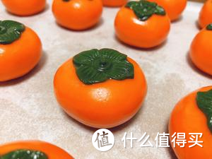 柿柿如意—广式金沙奶黄月饼