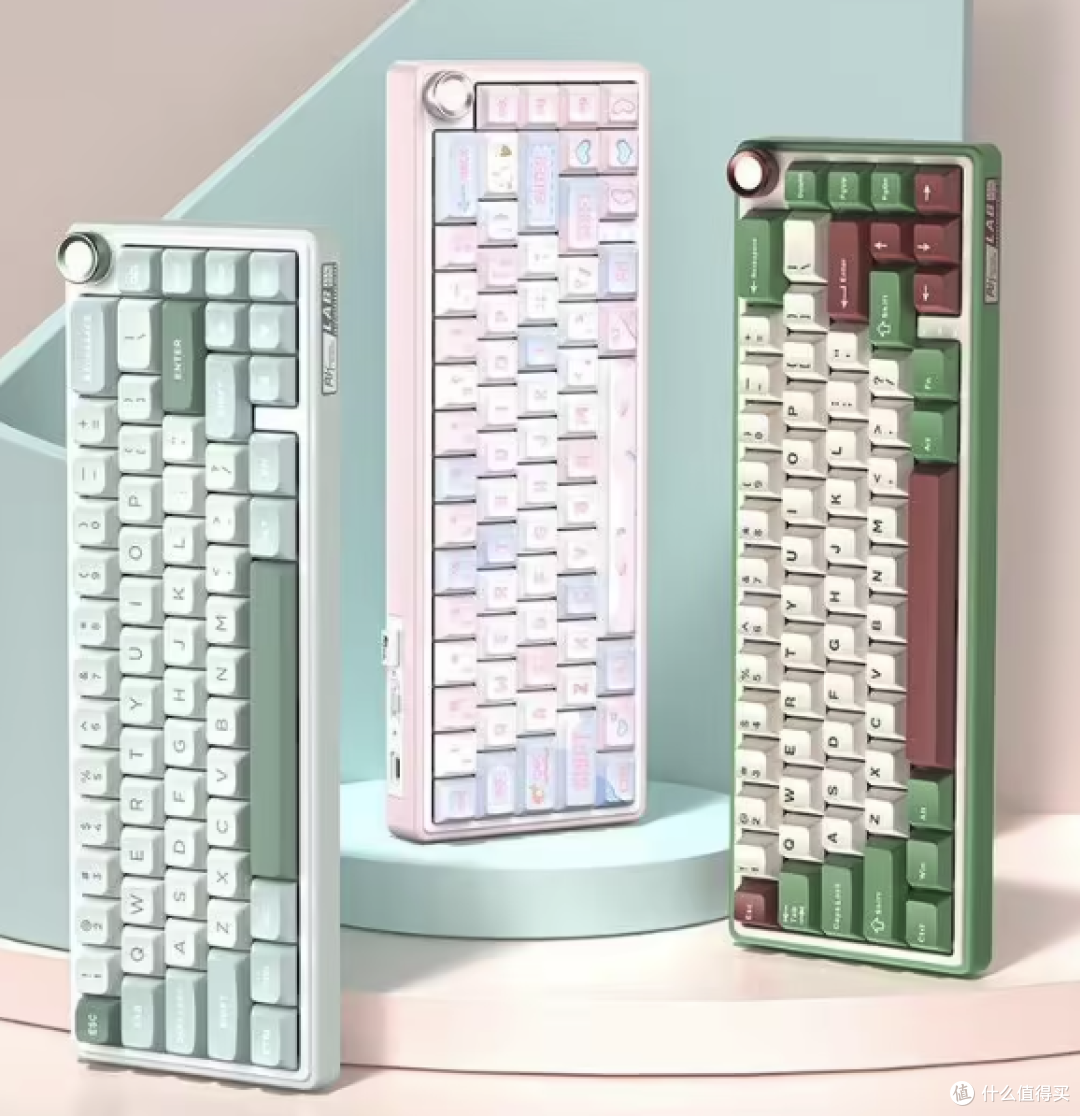 RK 推出 R65 机械键盘:热插拔、RGB、金属旋钮,129 元起129元起_键盘_什么值得买