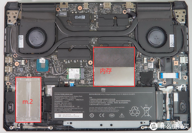 小米红米游戏本Redmi G拆机内存SSD固态硬盘升级实操