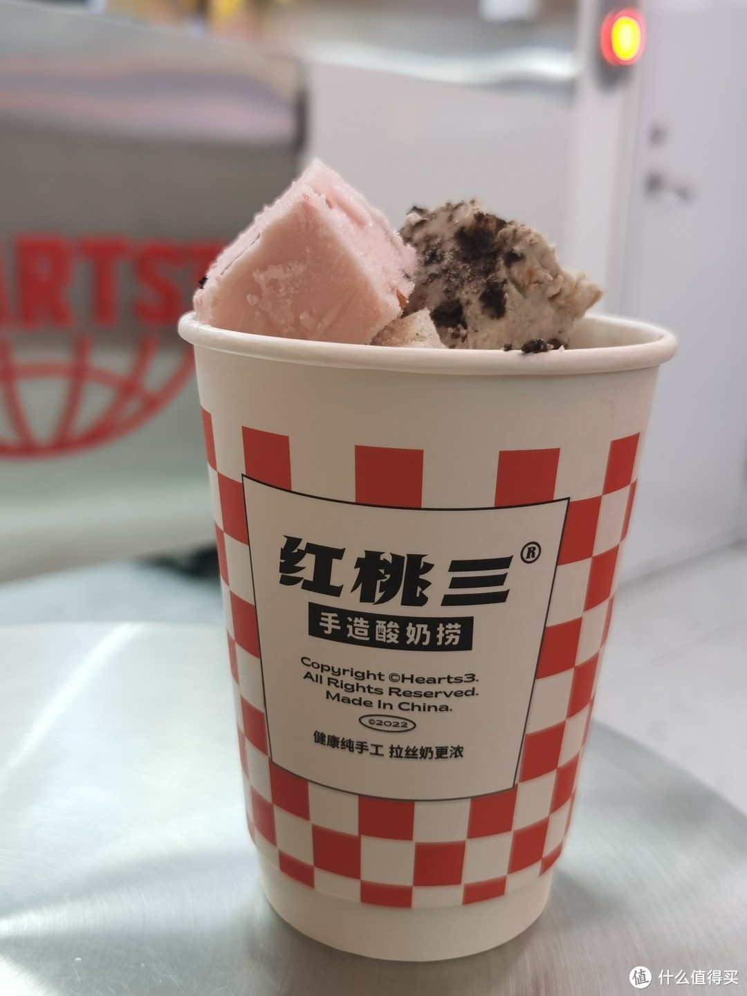 济南丨红桃三酸奶杯和炒酸奶，酸奶的两种吃法全都get
