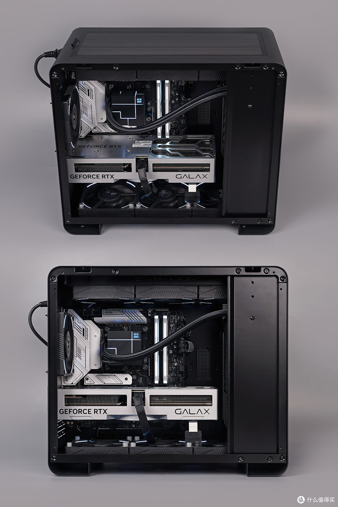 b760m 2 代迫击炮 rtx 4070ti,乔思伯 u4 mini 黑银配色装机展示_机箱