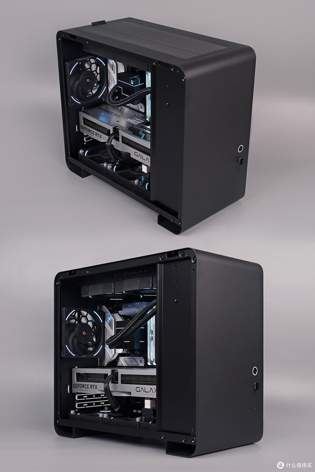 b760m 2 代迫击炮 rtx 4070ti,乔思伯 u4 mini 黑银配色装机展示_机箱