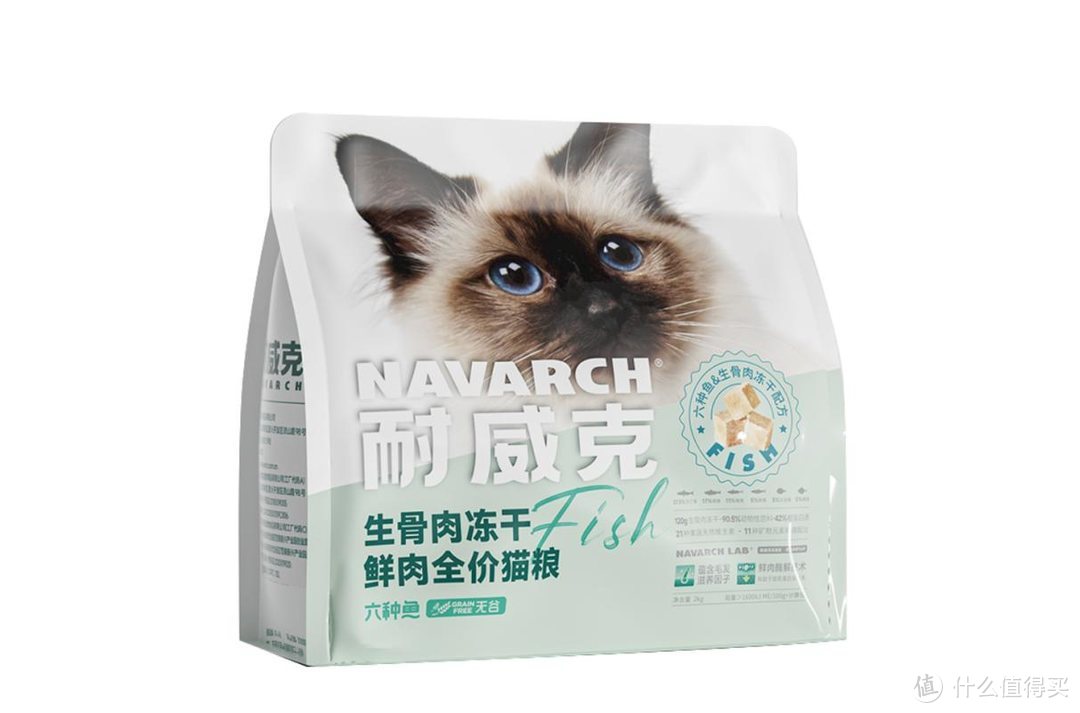 猫粮推荐：耐威克六种鱼生骨肉冻干猫粮呵护猫咪健康成长