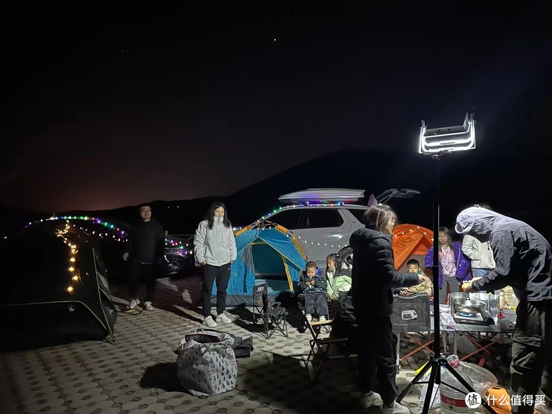 第一次出来露营过夜，就是在山上，差点冻死↑