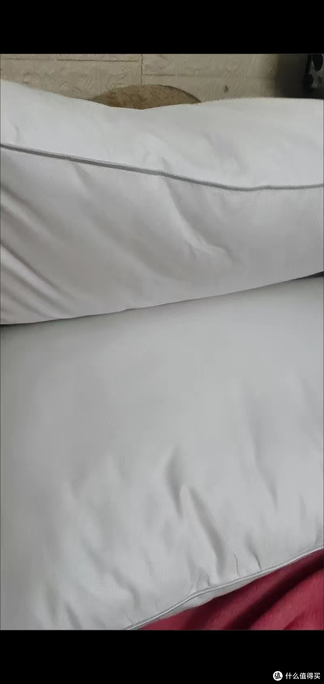 海澜之家全棉填充大枕头：一次性灌装，均匀平铺，蓬松饱满，五星级舒适体验