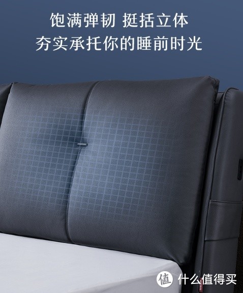 顾家家居 意式 科技布 饱满双靠包 软床——舒适与美观的结合