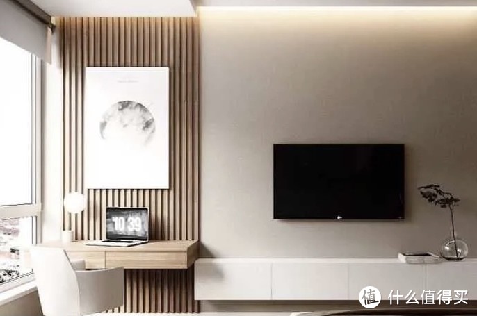 家里装修，客厅电视背景墙选艺术涂料还是木饰面板？